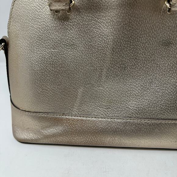 Kate Spade Wellesley Rachelle Rose Gold Leather Satchel Handbag *READ - Picture 6 of 13